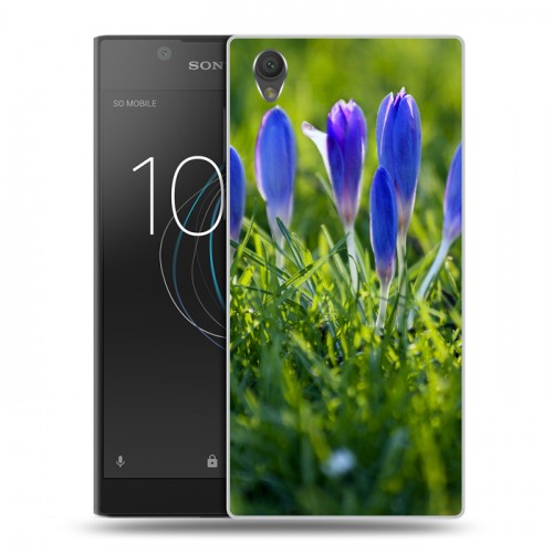 Дизайнерский пластиковый чехол для Sony Xperia L1 Подснежники