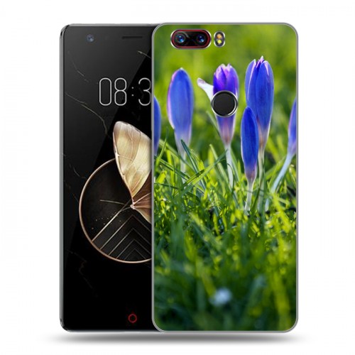 Дизайнерский пластиковый чехол для ZTE Nubia Z17 Подснежники