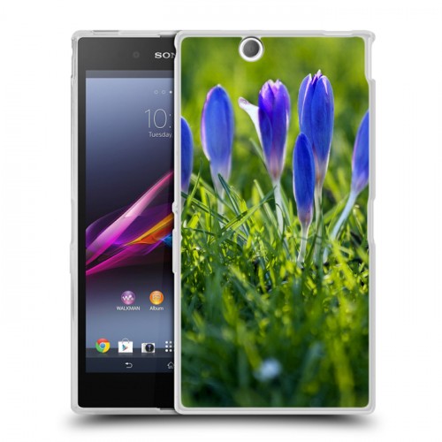 Дизайнерский пластиковый чехол для Sony Xperia Z Ultra  Подснежники