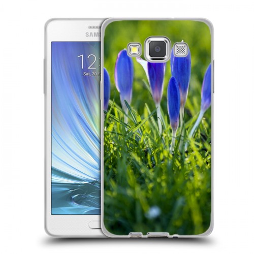 Дизайнерский пластиковый чехол для Samsung Galaxy A5 Подснежники