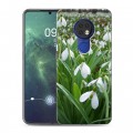 Дизайнерский силиконовый чехол для Nokia 6.2 Подснежники