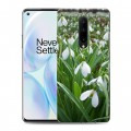 Дизайнерский силиконовый чехол для OnePlus 8 Подснежники