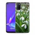 Дизайнерский пластиковый чехол для OPPO A52 Подснежники