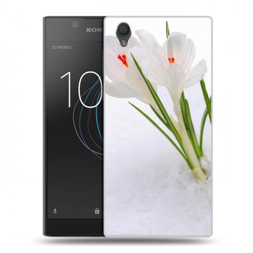 Дизайнерский пластиковый чехол для Sony Xperia L1 Подснежники