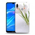 Дизайнерский пластиковый чехол для Huawei Y6 (2019) Подснежники