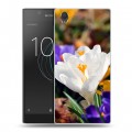 Дизайнерский пластиковый чехол для Sony Xperia L1 Подснежники