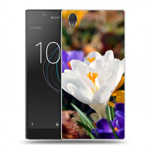 Дизайнерский пластиковый чехол для Sony Xperia L1 Подснежники