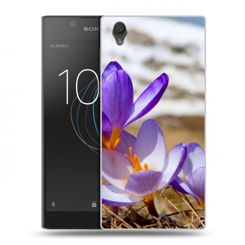 Дизайнерский пластиковый чехол для Sony Xperia L1 Подснежники