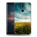 Дизайнерский пластиковый чехол для Nokia 8 Sirocco Подсолнухи