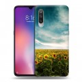 Дизайнерский силиконовый с усиленными углами чехол для Xiaomi Mi9 Подсолнухи