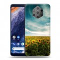 Дизайнерский силиконовый чехол для Nokia 9 PureView Подсолнухи