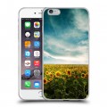 Дизайнерский силиконовый чехол для Iphone 6 Plus/6s Plus Подсолнухи