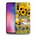 Дизайнерский силиконовый с усиленными углами чехол для Xiaomi Mi9 Подсолнухи