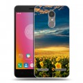 Дизайнерский силиконовый чехол для Lenovo K6 Подсолнухи