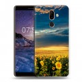 Дизайнерский пластиковый чехол для Nokia 7 Plus Подсолнухи