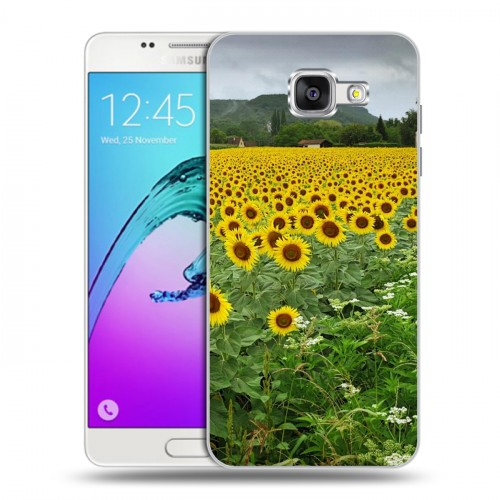Дизайнерский силиконовый чехол для Samsung Galaxy A5 (2016) Подсолнухи