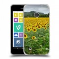 Дизайнерский пластиковый чехол для Nokia Lumia 530 Подсолнухи