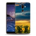 Дизайнерский пластиковый чехол для Nokia 7 Plus Подсолнухи