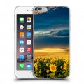 Дизайнерский силиконовый чехол для Iphone 6 Plus/6s Plus Подсолнухи