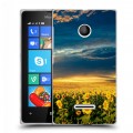 Дизайнерский пластиковый чехол для Microsoft Lumia 435 Подсолнухи