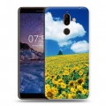 Дизайнерский пластиковый чехол для Nokia 7 Plus Подсолнухи