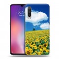 Дизайнерский силиконовый с усиленными углами чехол для Xiaomi Mi9 Подсолнухи