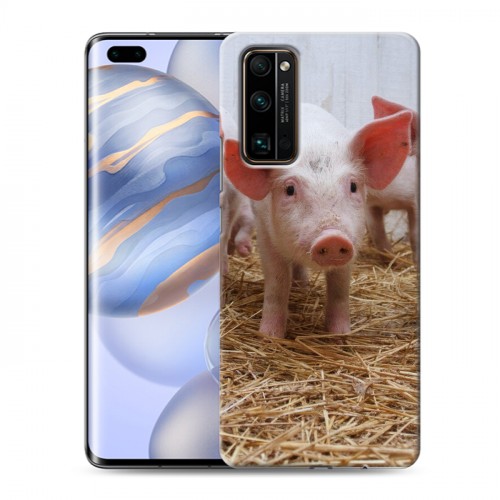 Дизайнерский силиконовый чехол для Huawei Honor 30 Pro Свинки