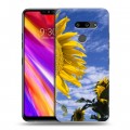 Дизайнерский пластиковый чехол для LG G8 ThinQ Подсолнухи