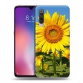 Дизайнерский силиконовый с усиленными углами чехол для Xiaomi Mi9 Подсолнухи