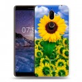 Дизайнерский пластиковый чехол для Nokia 7 Plus Подсолнухи