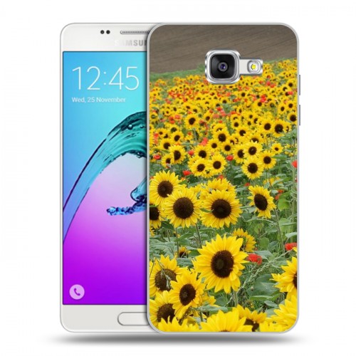 Дизайнерский силиконовый чехол для Samsung Galaxy A5 (2016) Подсолнухи