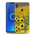 Дизайнерский силиконовый чехол для Alcatel 5V Подсолнухи