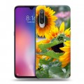 Дизайнерский силиконовый с усиленными углами чехол для Xiaomi Mi9 Подсолнухи