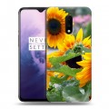 Дизайнерский пластиковый чехол для OnePlus 7 Подсолнухи