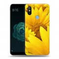 Дизайнерский силиконовый чехол для Xiaomi Mi A2 Подсолнухи