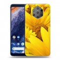 Дизайнерский силиконовый чехол для Nokia 9 PureView Подсолнухи