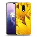 Дизайнерский пластиковый чехол для OnePlus 7 Подсолнухи