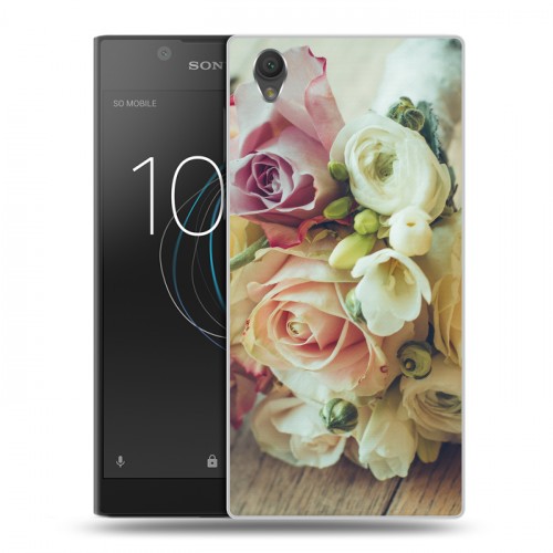 Дизайнерский пластиковый чехол для Sony Xperia L1 Розы