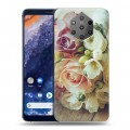 Дизайнерский силиконовый чехол для Nokia 9 PureView Розы