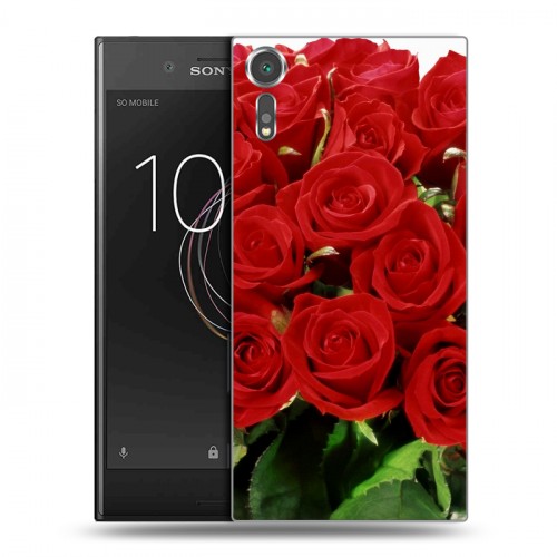 Дизайнерский пластиковый чехол для Sony Xperia XZs Розы