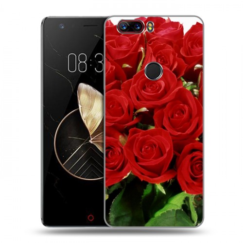 Дизайнерский пластиковый чехол для ZTE Nubia Z17 Розы