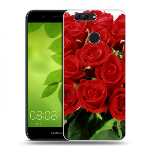 Дизайнерский пластиковый чехол для Huawei Nova 2 Plus Розы