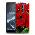 Дизайнерский пластиковый чехол для Nokia 5.1 Розы