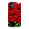 Дизайнерский силиконовый чехол для Iphone 12 Розы