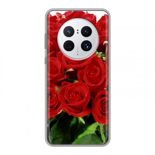 Дизайнерский пластиковый чехол для Huawei Mate 50 Pro Розы