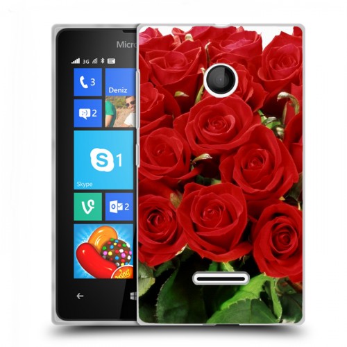 Дизайнерский пластиковый чехол для Microsoft Lumia 435 Розы