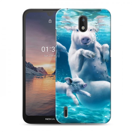 Дизайнерский силиконовый чехол для Nokia 1.3 Свинки