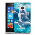 Дизайнерский пластиковый чехол для Microsoft Lumia 435 Свинки