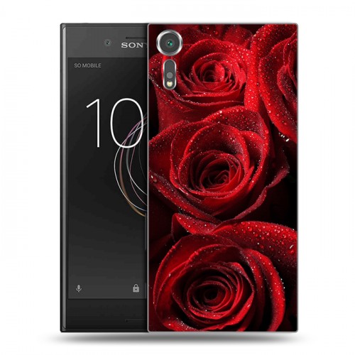 Дизайнерский пластиковый чехол для Sony Xperia XZs Розы