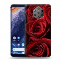 Дизайнерский силиконовый чехол для Nokia 9 PureView Розы